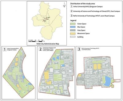 Campus landscape types and pro-social behavioral mediators in the psychological recovery of college students